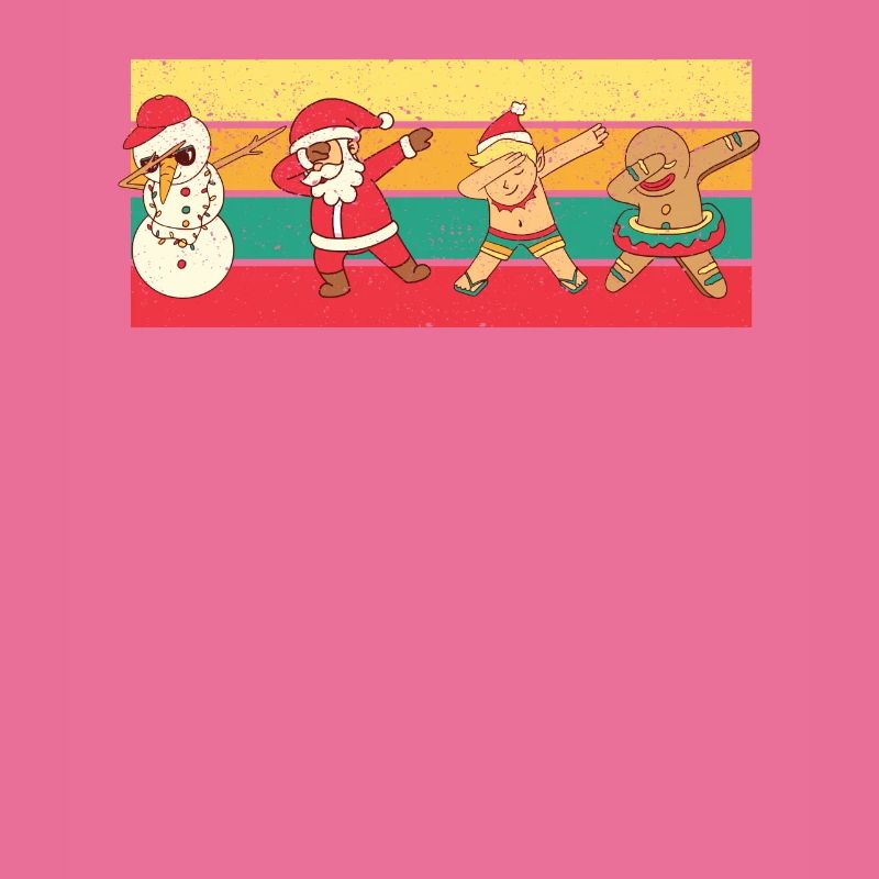 Dabbing Weihnachtsmann Freunde Xmas Pyjamas Dab