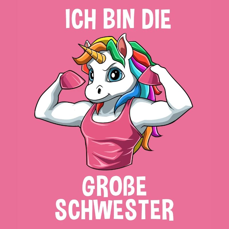 Einhorn Große Schwester - Ich bin die große