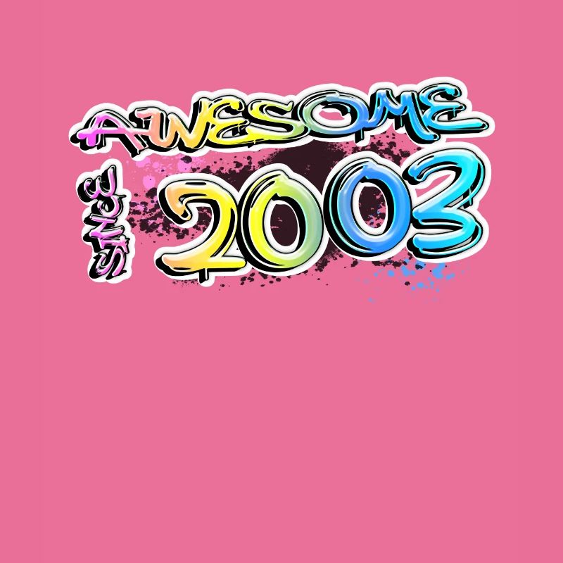 Awesome since 2003 Graffiti Motiv