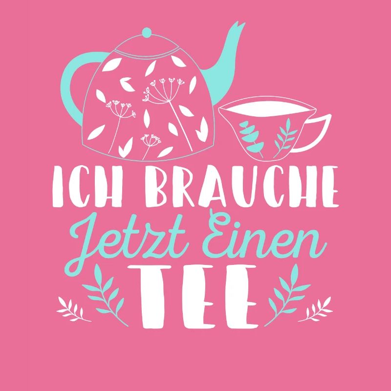 Lustiges gemütlich Bio Tee Trinker Spruch design