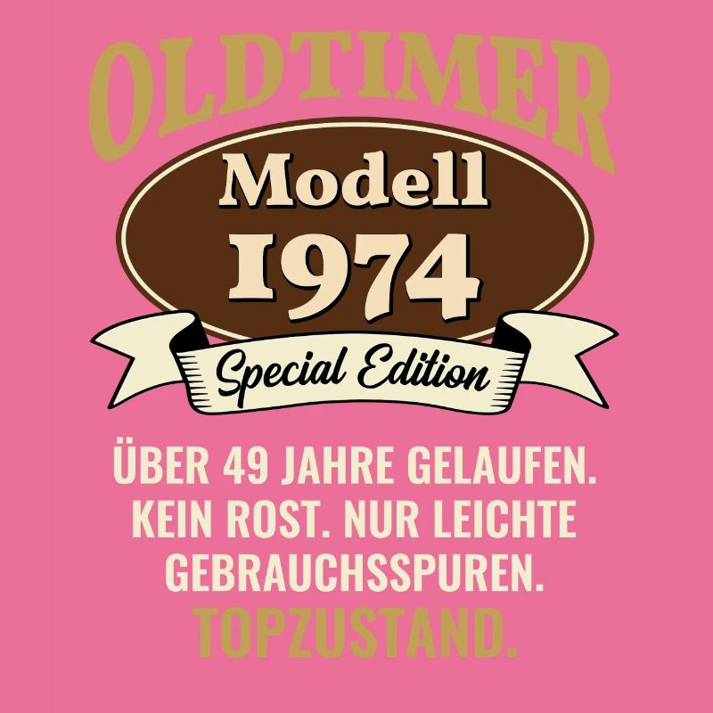 49 years oldtimer model 1974 49th birthday