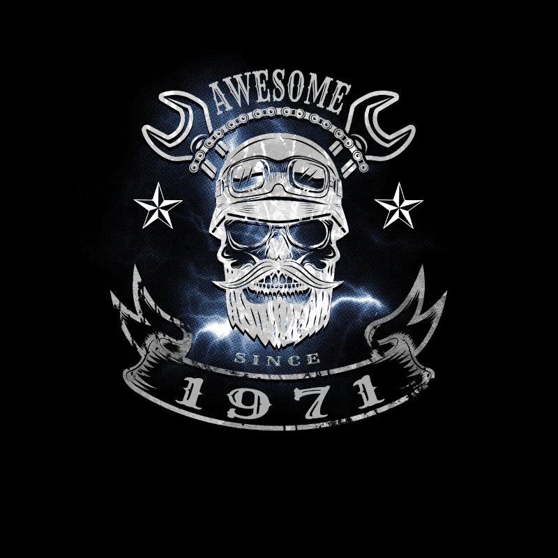 Awesome since 1971, Biker 52. Geburtstag