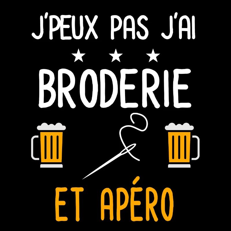 je peux pas broderie