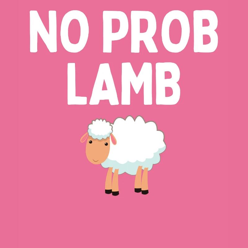 Funny Ignoring Problems Lamb Graphic Sarcastic