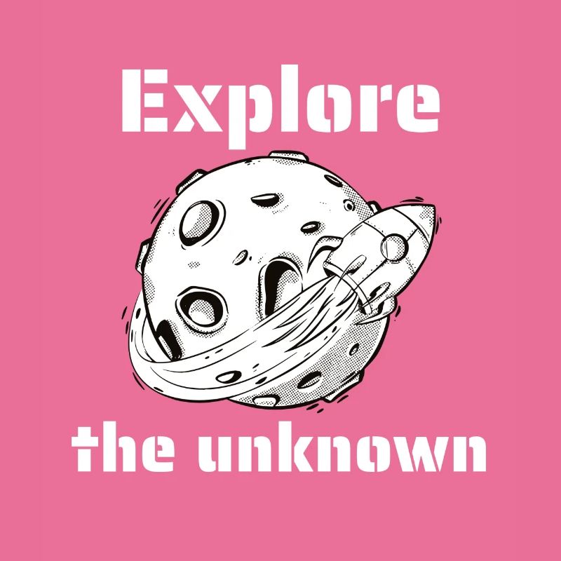 Explore The Unknown Retro Outer Space Designs