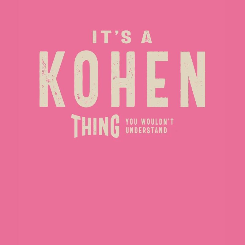 Kohen Personalized Name