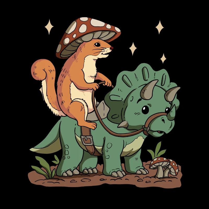 Cottagecore Eichhörnchen