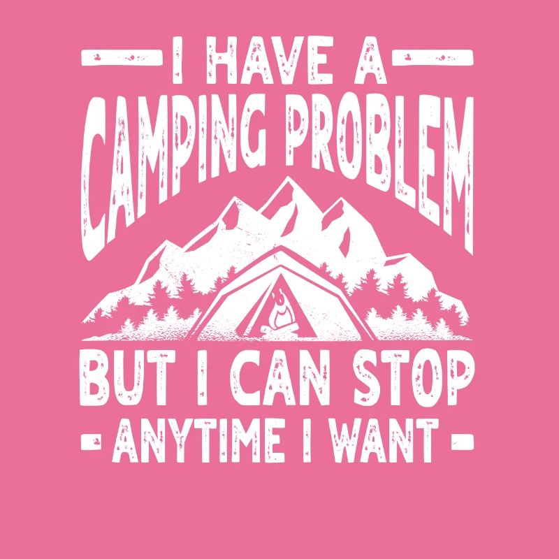 Lustiges Camping Problem Design
