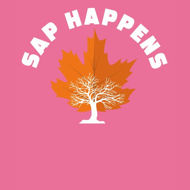 Maple Syrup Tree Tapping Funny Autumn