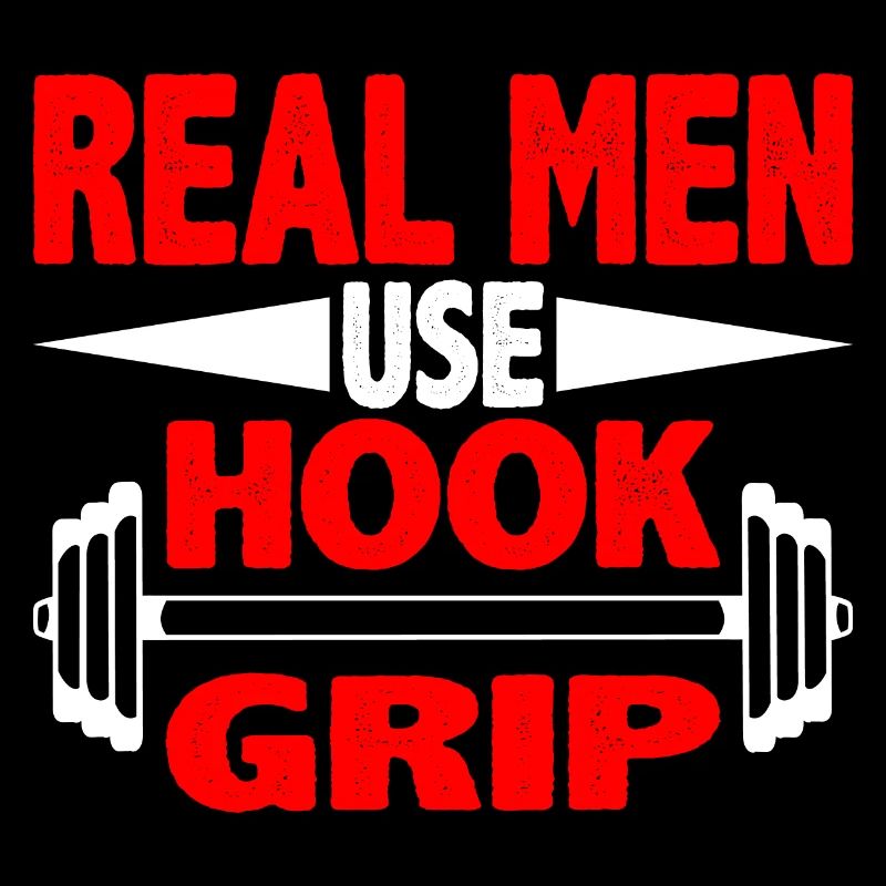 Real Men Use Hook Grip 2