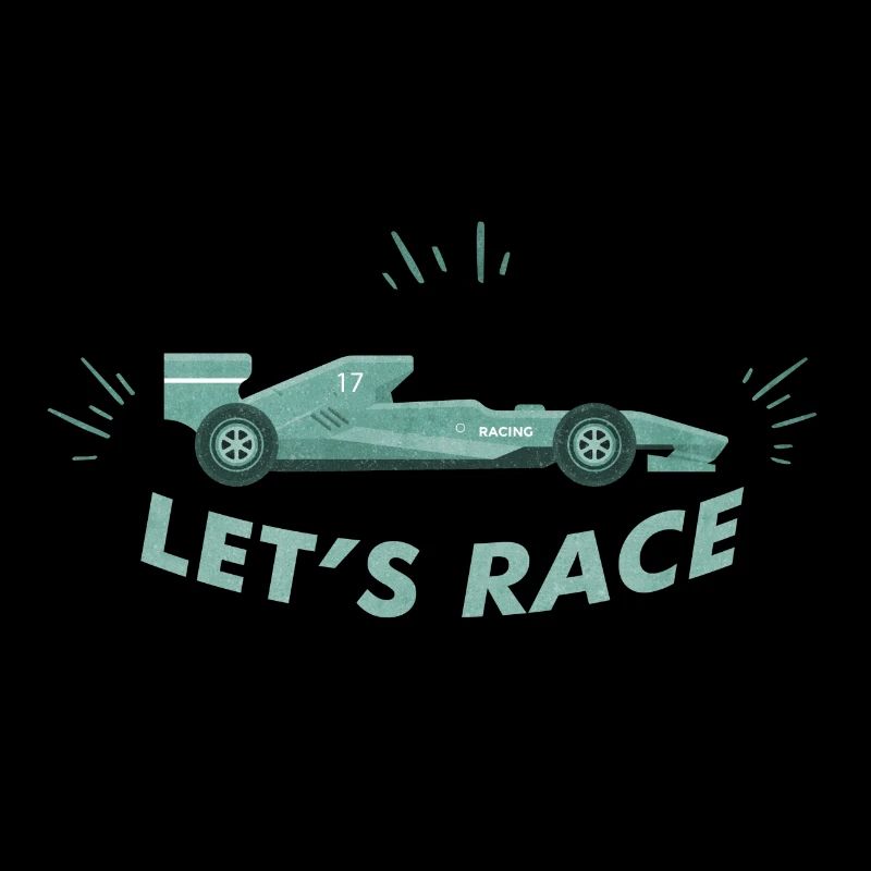 Pilote de course Voiture de course Voiture de course Idée cadeau