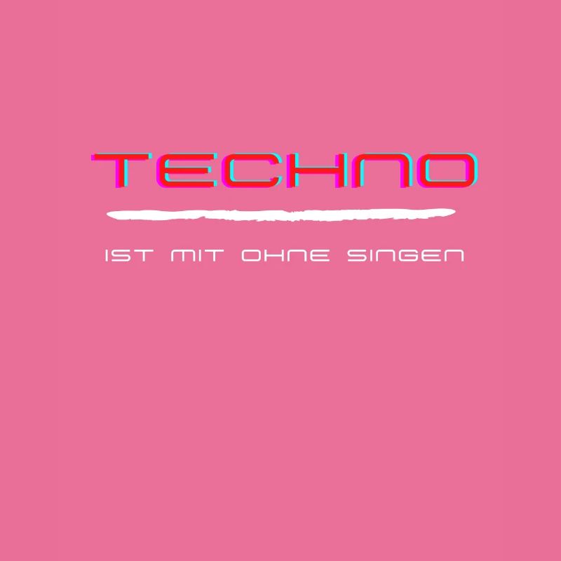 TECHNO is singing with and without