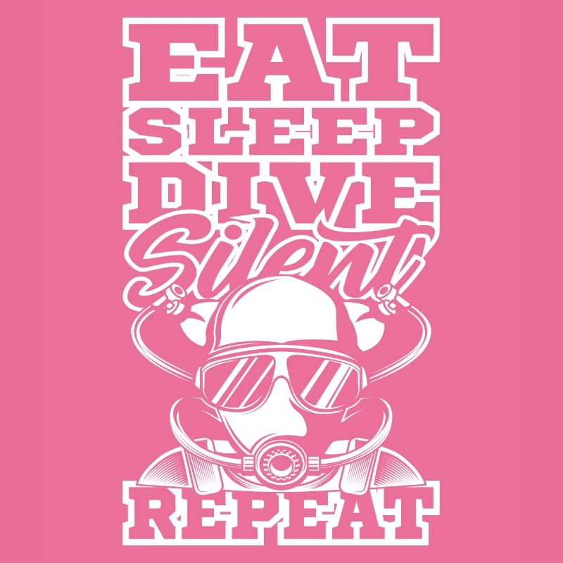 Eat Sleep Dive Silent Tec Diver Berufstaucher