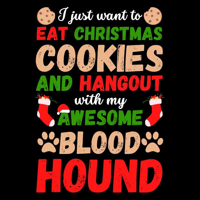 Biscuits Bloodhound de Noël