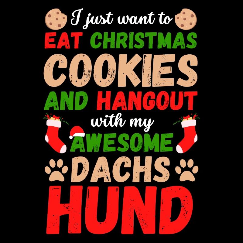 Biscuits teckels de Noël