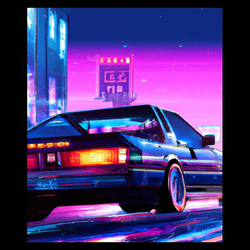 Vaporwave Esthétique Synthwave City