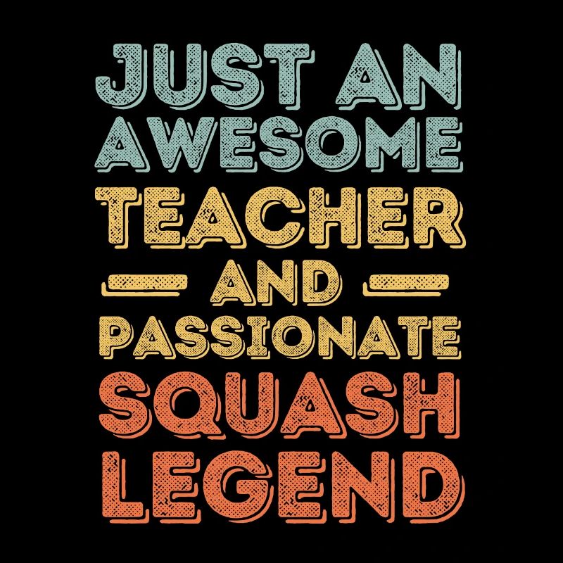 Professeur Squash rétro