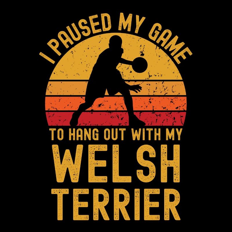 Basket-ball et Welsh Terrier