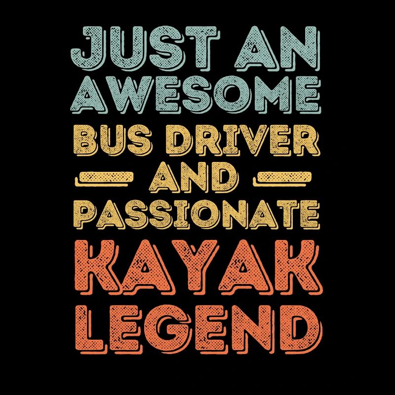 Busfahrer Kayak retro