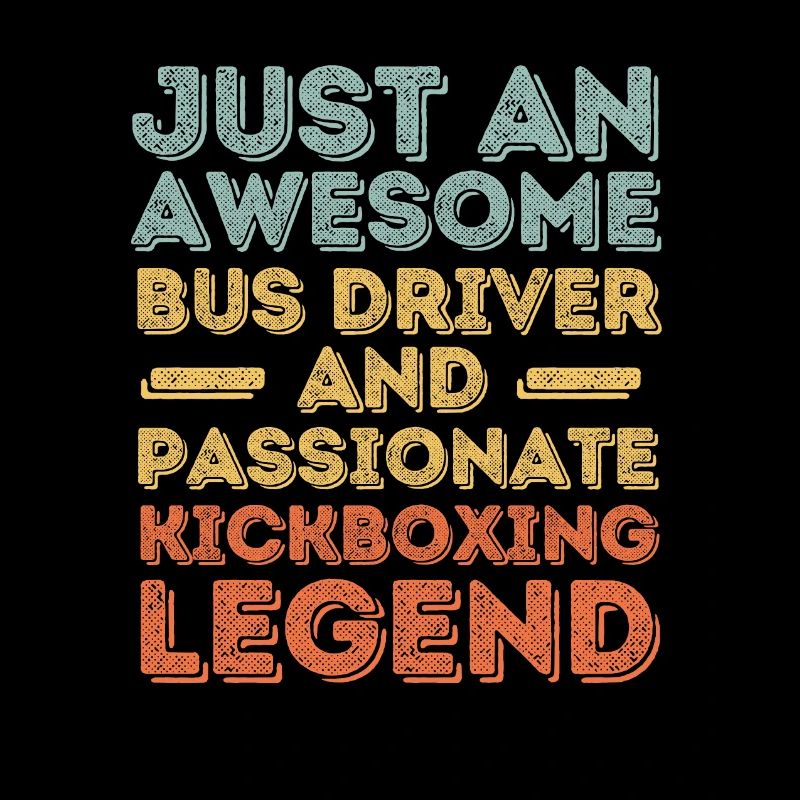 Busfahrer Kickboxen retro