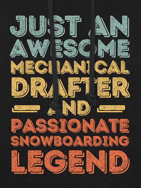Technical draughtsman snowboard retro