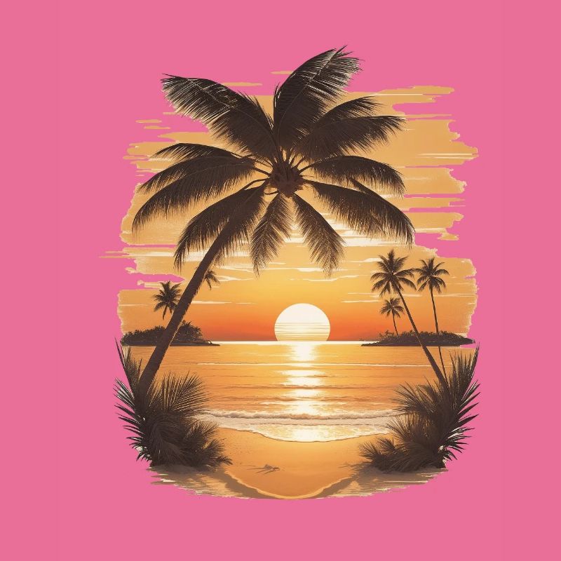 Sunset Serenity: Beach Scene