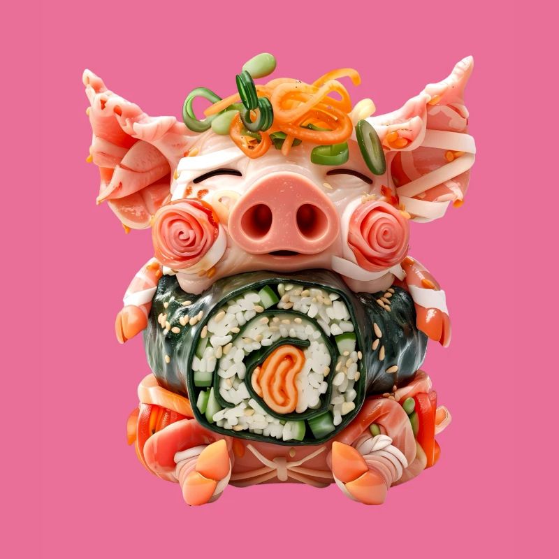 Gimbap de cochon
