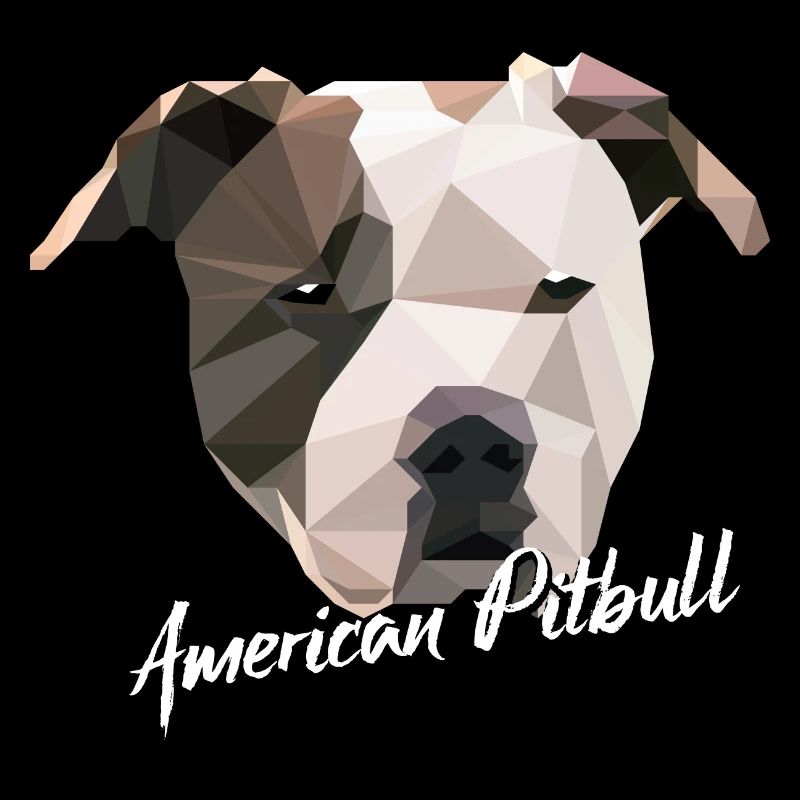 American Pitbull Polygon Amstaf Dog Gift