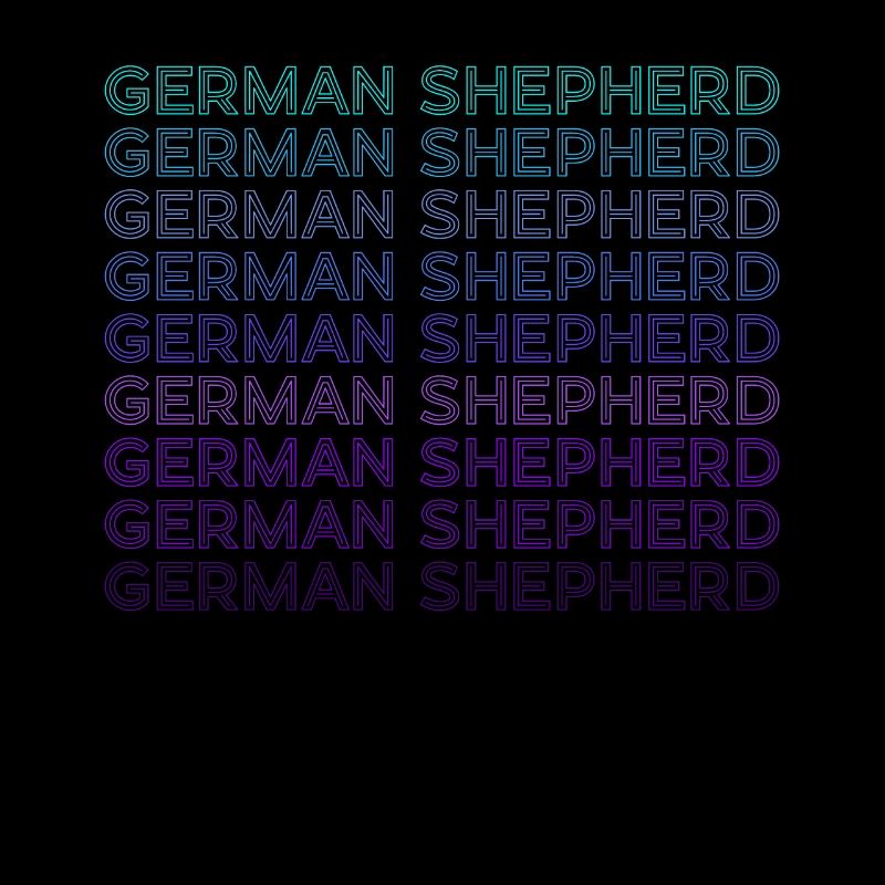 Deutscher Schäferhund Retro