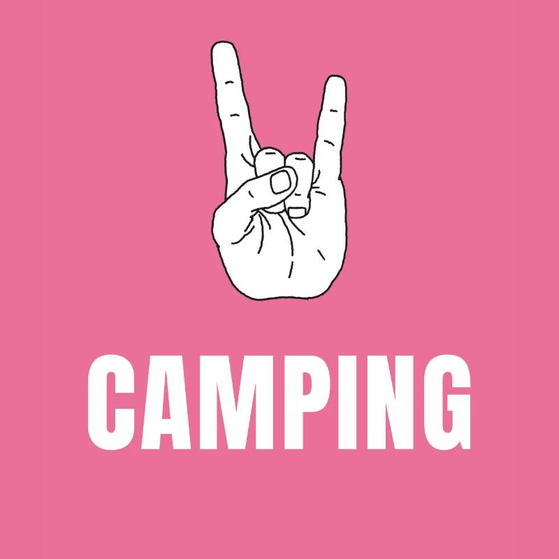 Le Camping c'est cool - Signe Surfeur Shaka