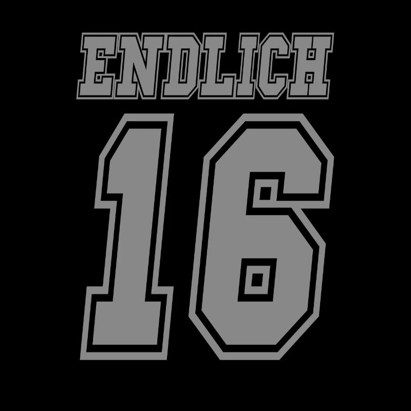 16. Geburtstag Geschenk Endlich 16 Sechzehn