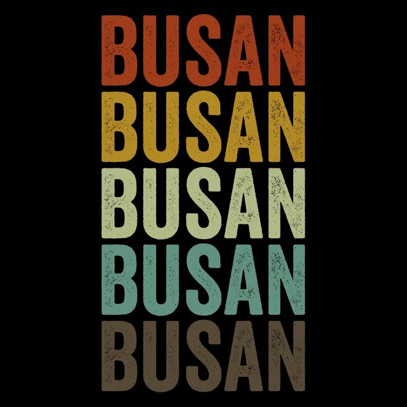 Busan Corée du Sud Retro Vintage