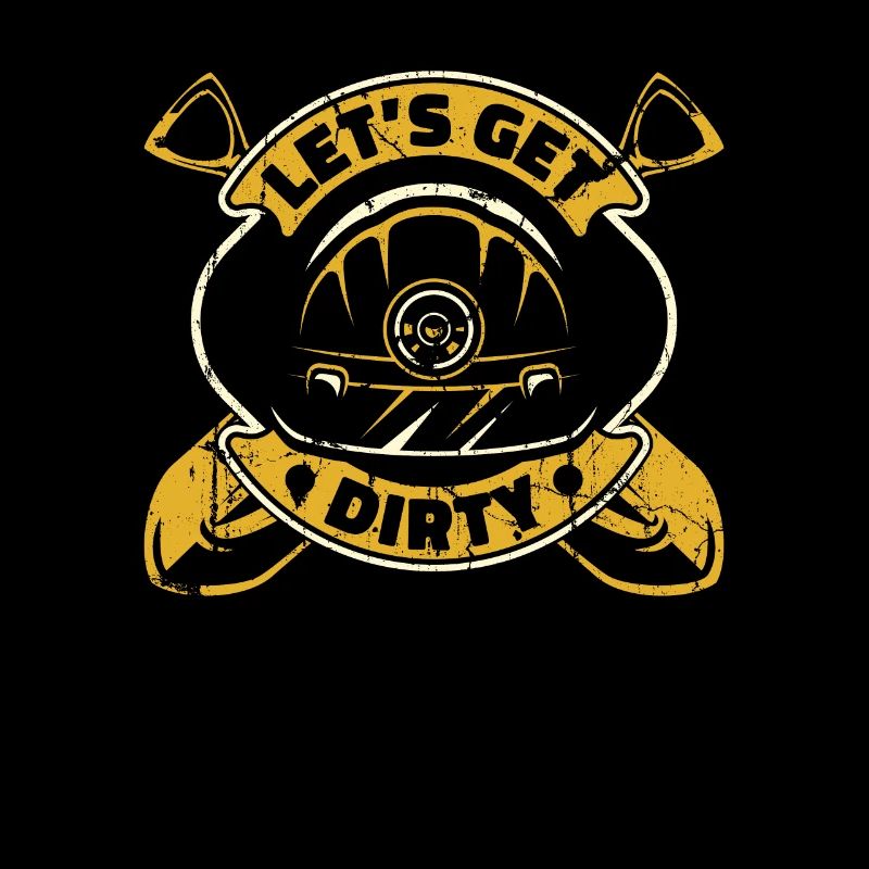 Prospectors Digging Treasure