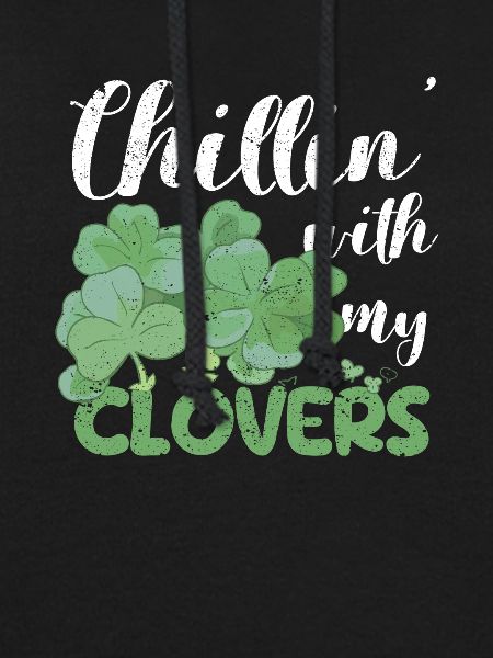 Chillin With My Shamrocks Funny Irish