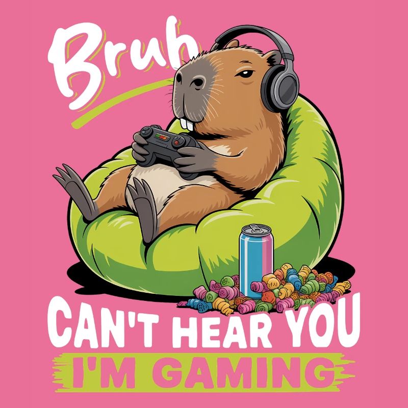 Capybara Gamer Gaming