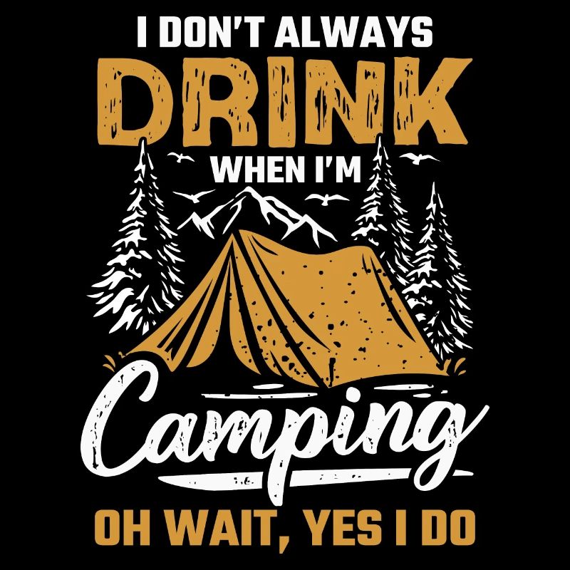 Camping Bier Zelt Berge Wandern Camper