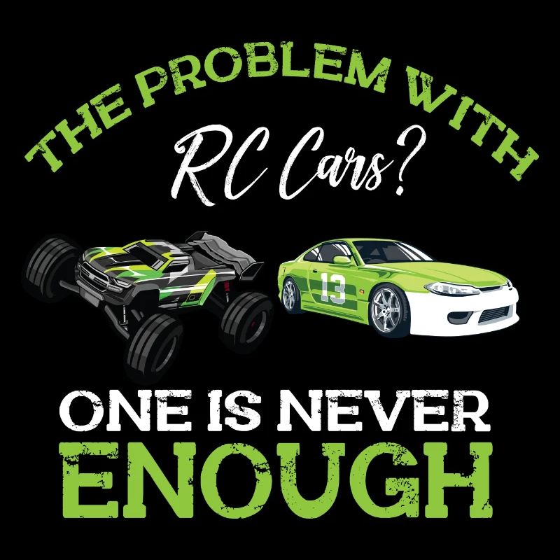 RC Auto Hobby Spruch Ferngestuertes Auto