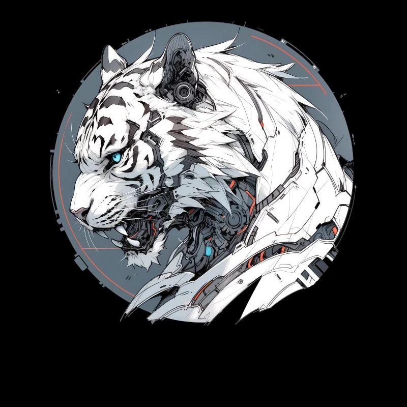 Mecha Animal Tiger Wolf Fox Dino Bear Cyborg