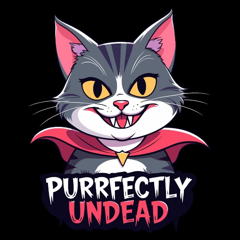 Chat vampire - Mort-vivant pur