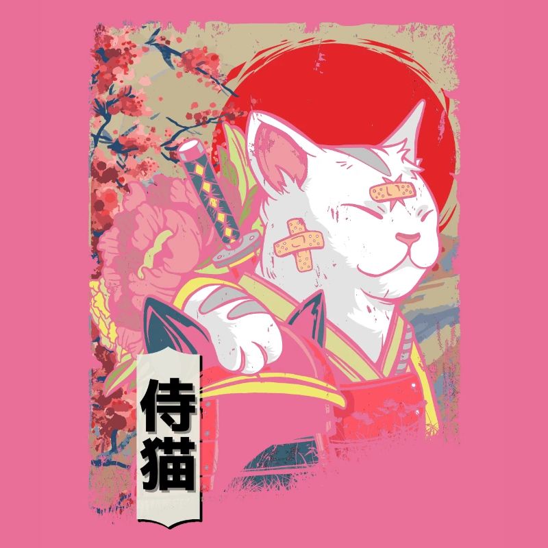Japan Samurai Katzen Krieger Ninja Kätzchen