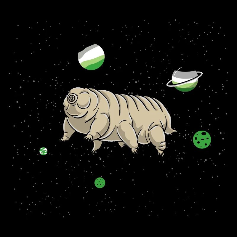 Aromatic tardigrade in space