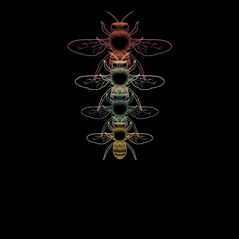 Retro Imker Bienen Geschenk