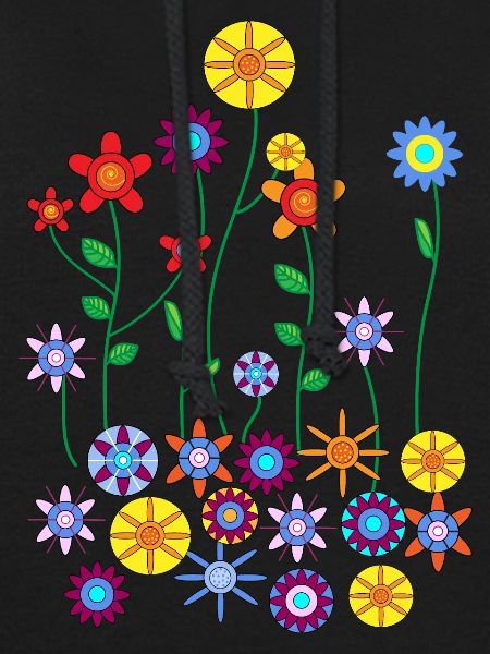 Farverige blomster