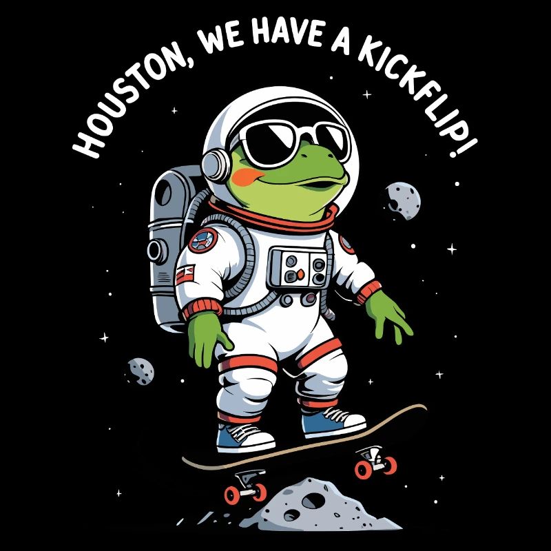Space Frog Kickflip Adventure