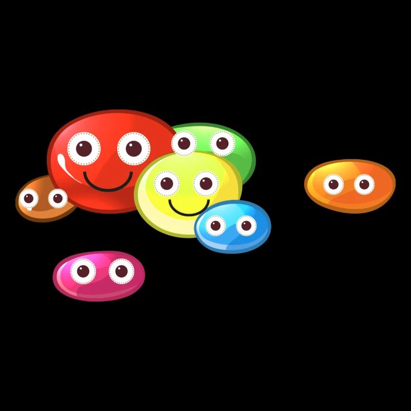 Candy,M&M,Nuts,Chocolate Pearls,Colorful,Comic