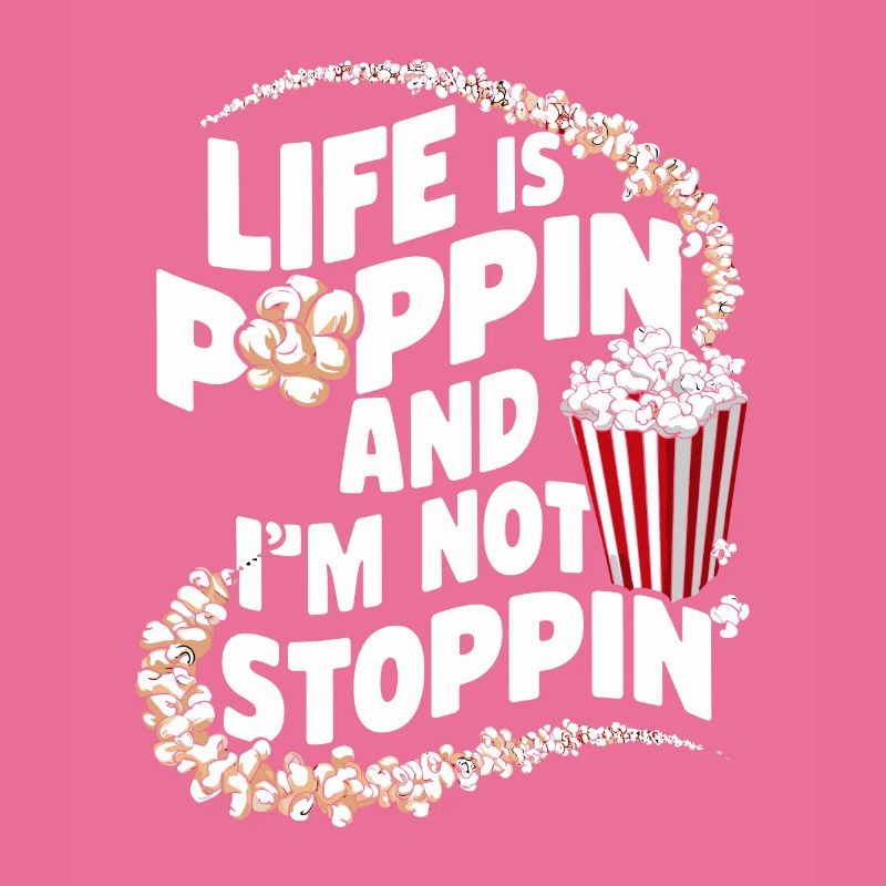Dicton de pop-corn amusant, pop-corn en rafale