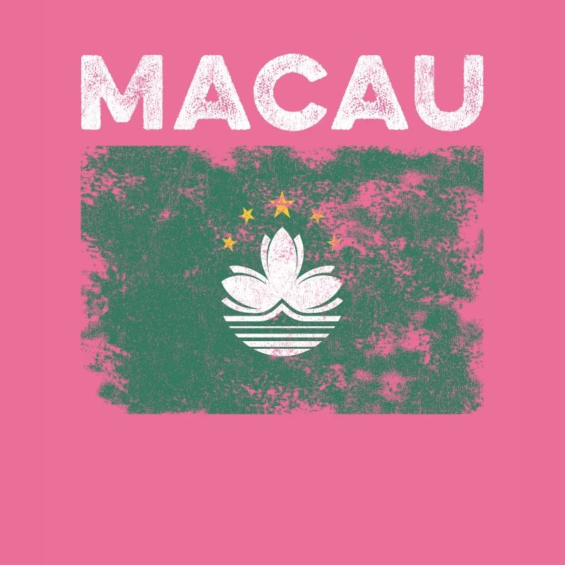 Drapeau de Macao en détresse - Drapeau macanais