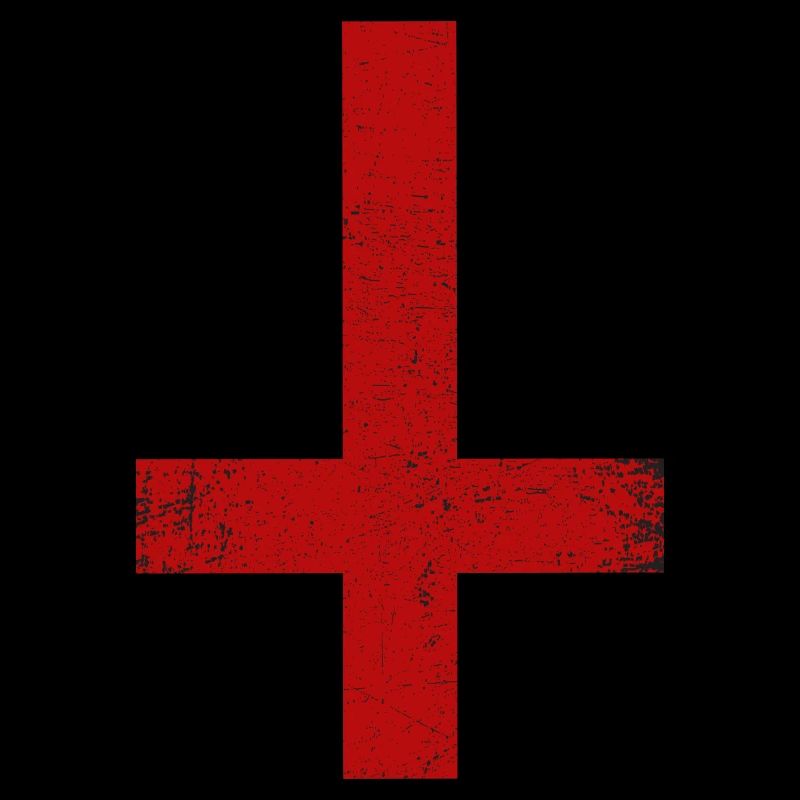 Satan Symbol Pentagram Kreuz Geschenkidee