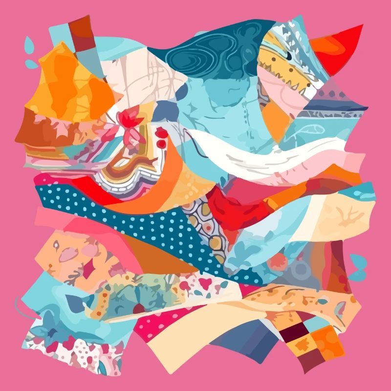 Patchwork de tissu n°3