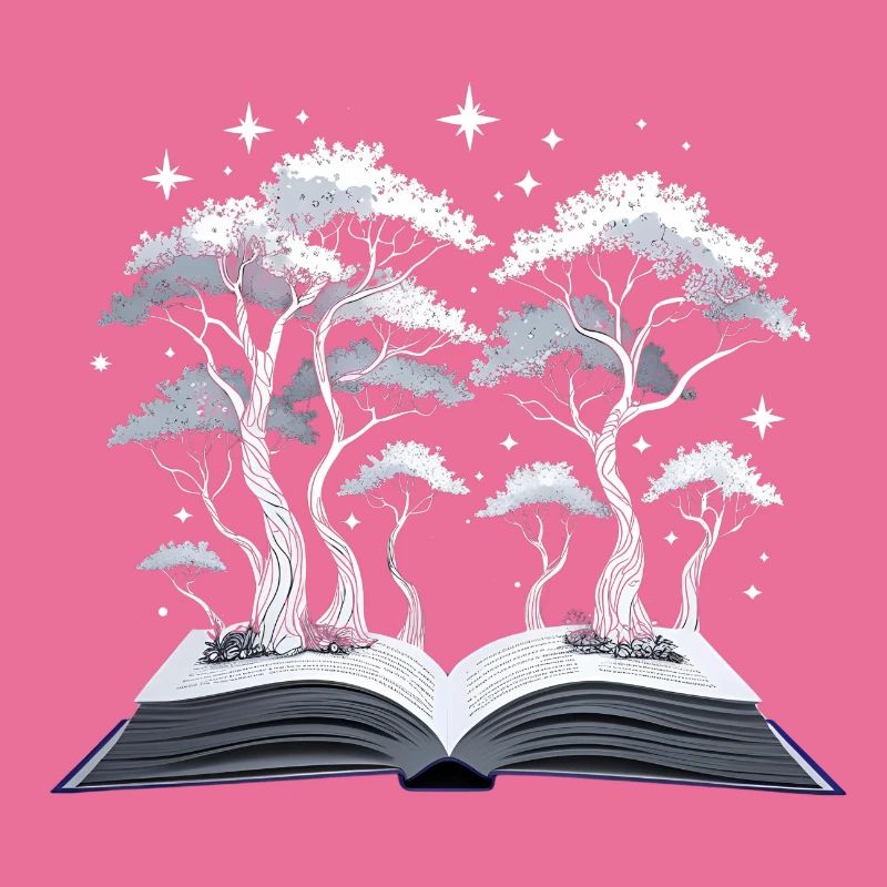 Magic Forest – Buch mit Bäumen